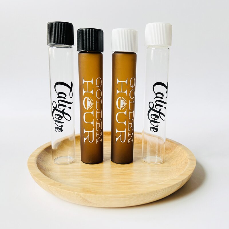 Amber Glass Vials Supplier - Custom 106mm-122mm Pre Packaging Rolled Tubes