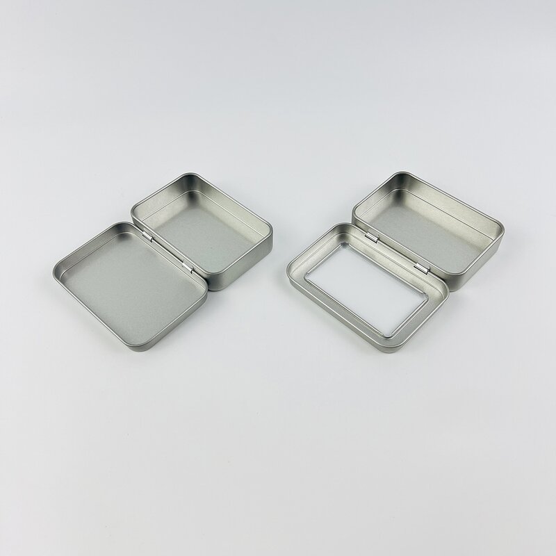 Gift Tin Box Manufacturer - Custom Printed Black Metal Case Rectangular