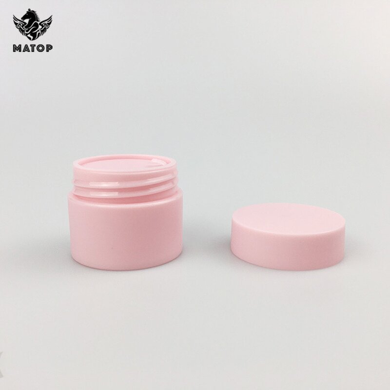 Plastic Cream Jar Factory - Colorful with Lids Pink 5g-50g Jar
