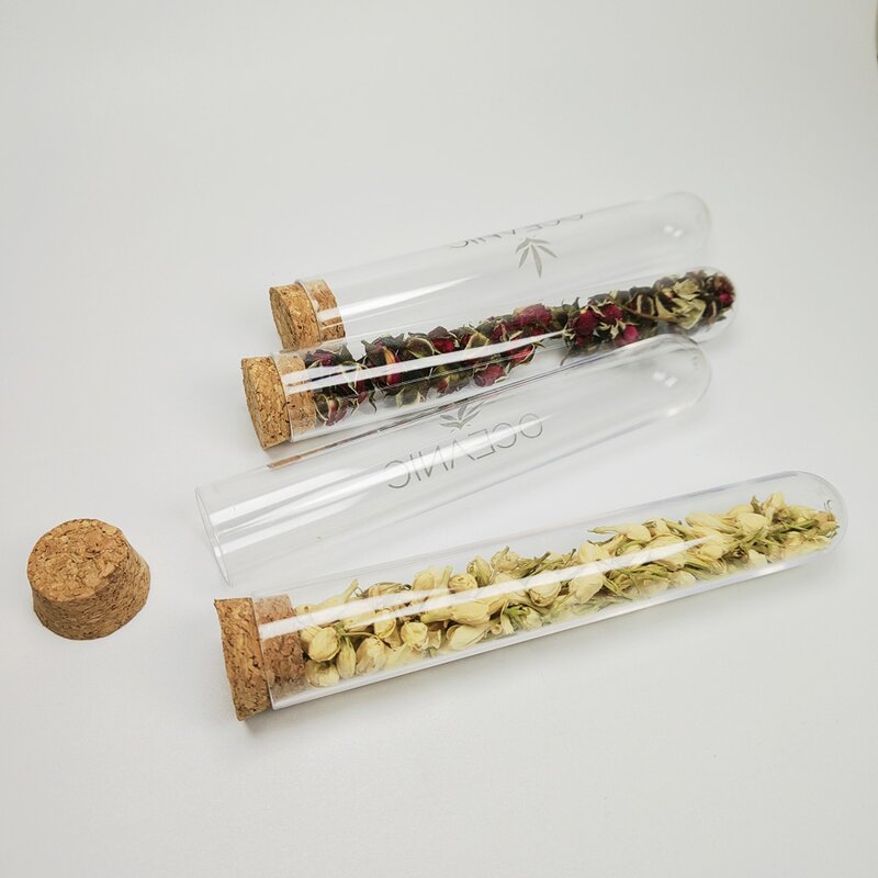 Plastic Test Tubes Supplier - Customized Printing Label 150mm with Cork