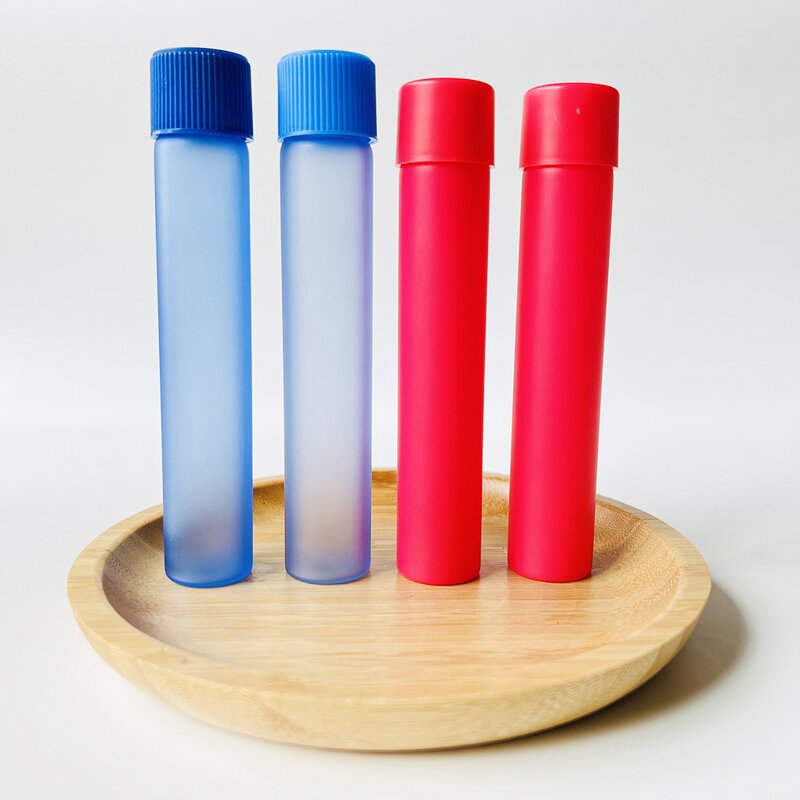 King Size Glass Roll Tube Supplier - 120mm Child Resistant Clear with Black Top