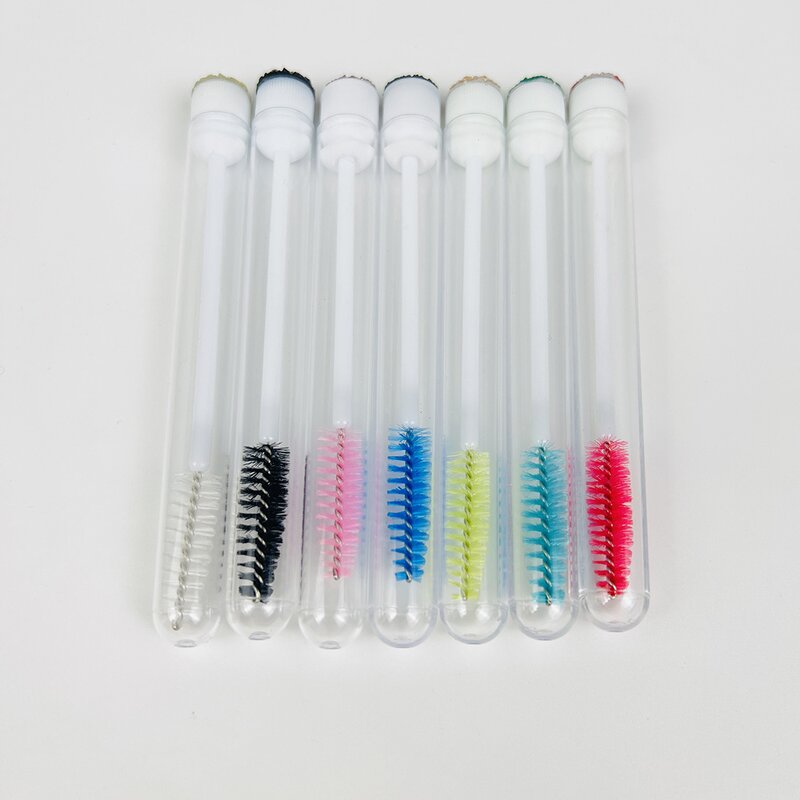 Colorful Eyelash Brush Factory - Black White Purple Red Pink Blue Mascara