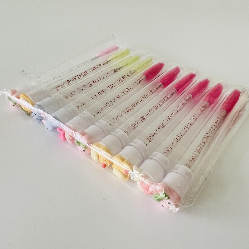 Eyebrow and Eyelashes Brush Factory - Wholesalers Black White Pink Purple