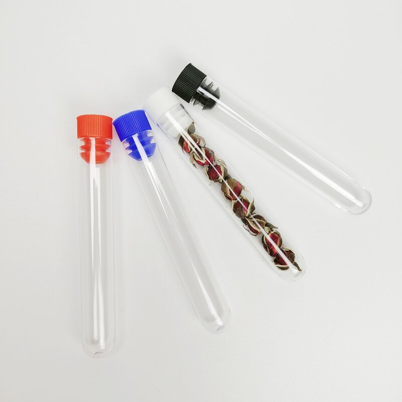 Plastic Test Tubes Supplier - Wholesalers 100mm with Cork Stoppers