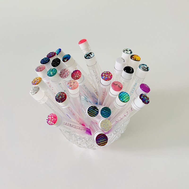 Lash Extension Brushes Manufacturer - Pink Black Green Red Purple Crystal