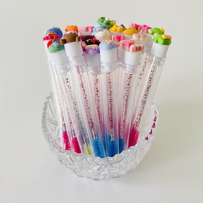 Lash Extension Brushes Manufacturer - Pink Black Green Red Purple Crystal