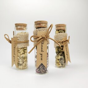 Glass Test Tube Manufacturer - Custom Thank You Card Flat Bottom Wedding