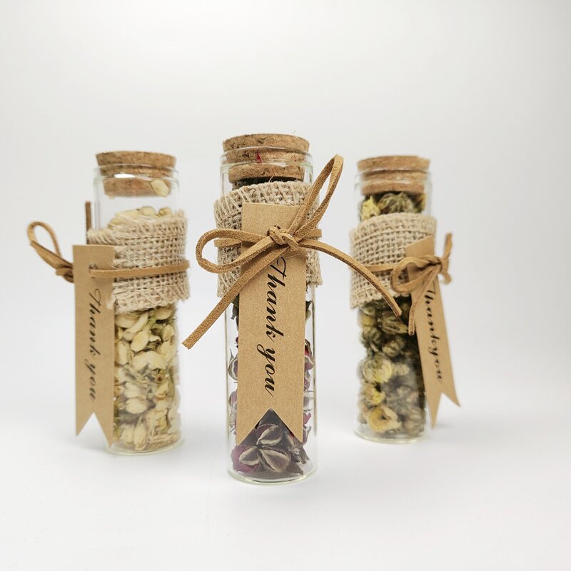 Glass Test Tube Manufacturer - Custom Thank You Card Flat Bottom Wedding