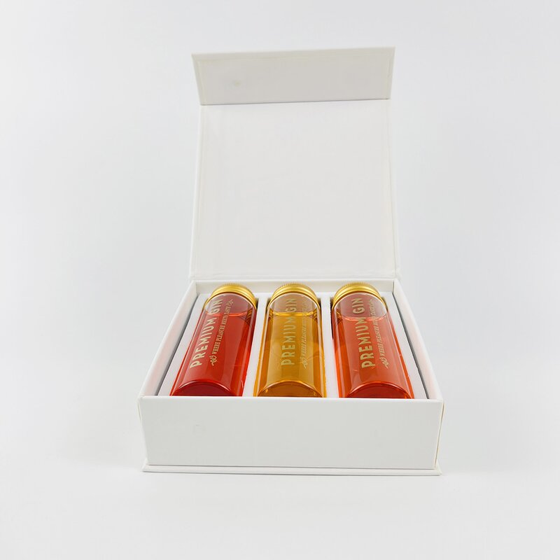 White Box Packaging Factory - 30ml Food Grade with Glass Vial Screw Caps