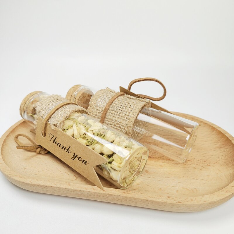 Mini Glass Bottles Factory - 10ml 15ml 20ml With Cork Wooden Stopper