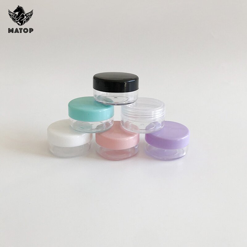 Small Plastic Cosmetics Jars Supplier - 3ml-30ml with Lids