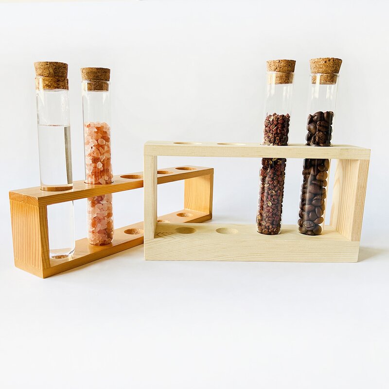 Plastic Test Tubes Manufacturer - High-Quality with Cork Stoppers Holder