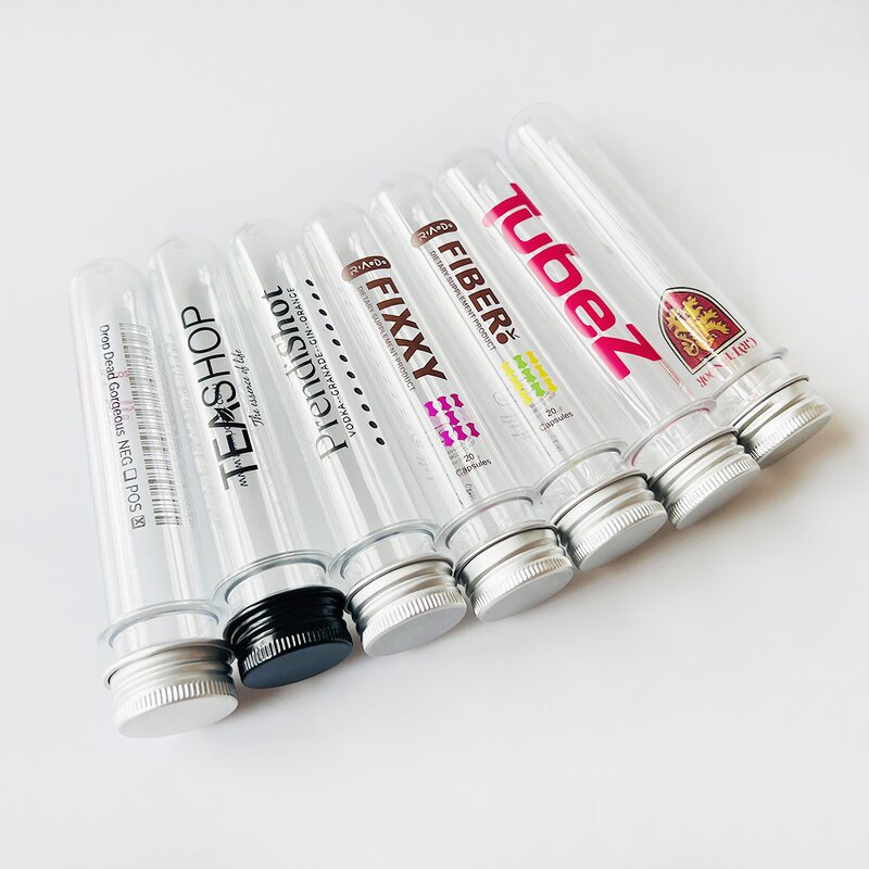 Clear PET Tube Factory - 30ml-80ml Packaging Clear Plastic test Tube