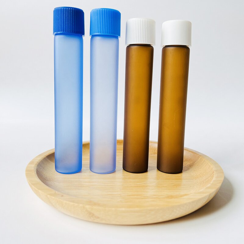 King Size Glass Roll Tube Supplier - 120mm Child Resistant Clear with Black Top