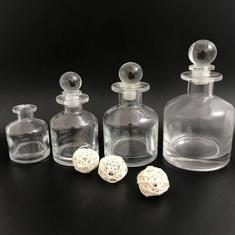 Reed Diffuser Glass Bottle Supplier - Wholesale 50ml-200ml Clear with Caps