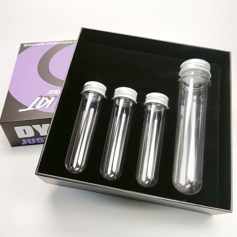Glass Skincare Test Tubes Supplier - Custom White Gift Box with logo
