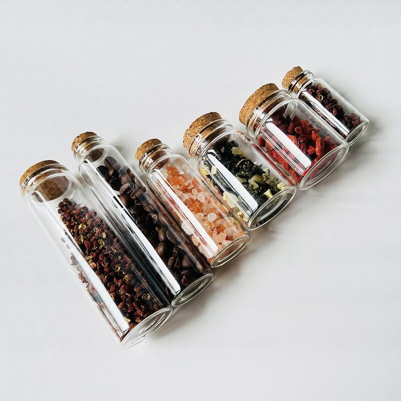 Glass Vials with Cork Manufacturer - Stock Size Mini 30ml 50ml with Stoppers