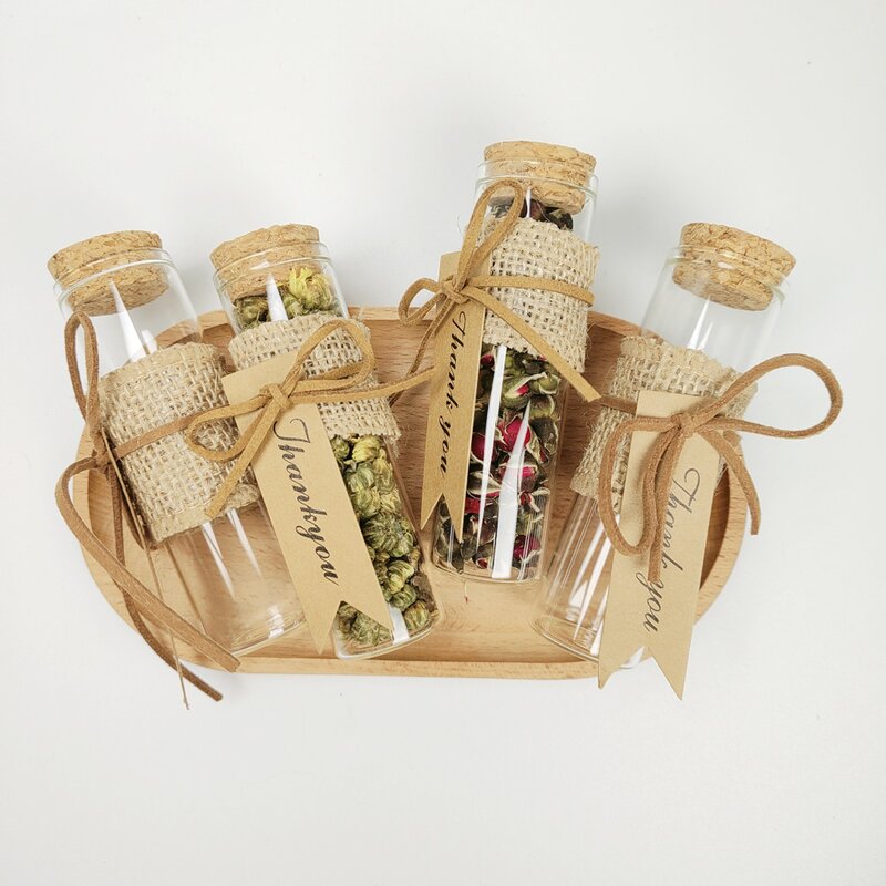 Glass Test Tube Manufacturer - Custom Thank You Card Flat Bottom Wedding