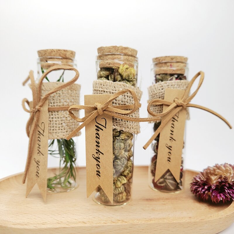 Mini Glass Bottles Factory - 10ml 15ml 20ml With Cork Wooden Stopper