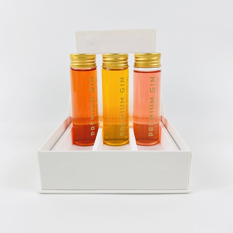 Mini Glass Vials Factory - Small Clear with Screw Cap Sample Package Box