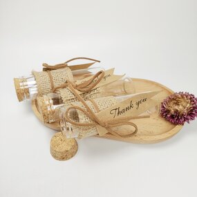 Mini Glass Bottles Factory - 10ml 15ml 20ml With Cork Wooden Stopper