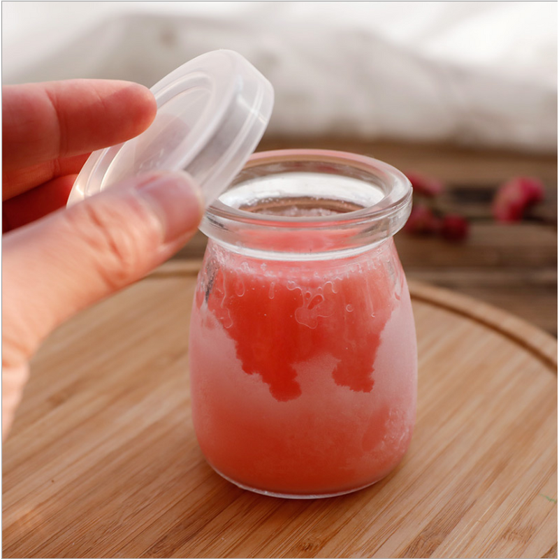 Small Pudding Glass Jar Supplier - Food Grade Round 50ml-200ml