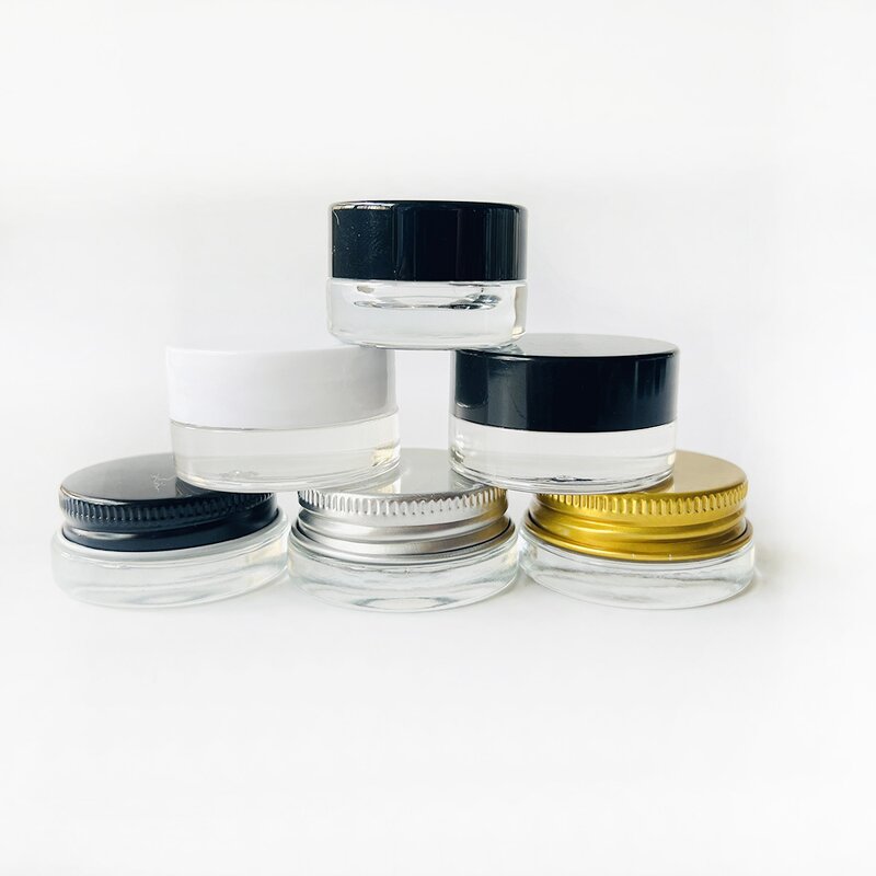 Glass Concentrate Jars Factory - 1 Gram 3ml-7ml Low Profile Thick Glass