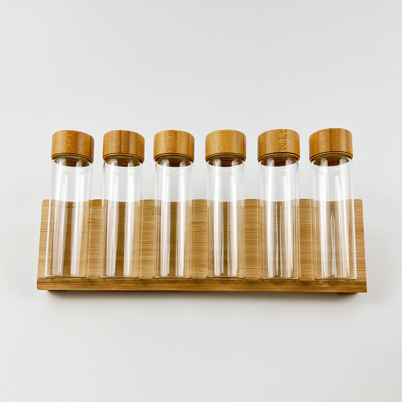 Glass Vial with Wooden Lid Factory - 20ml 30ml Wholesale with Woodne Lid