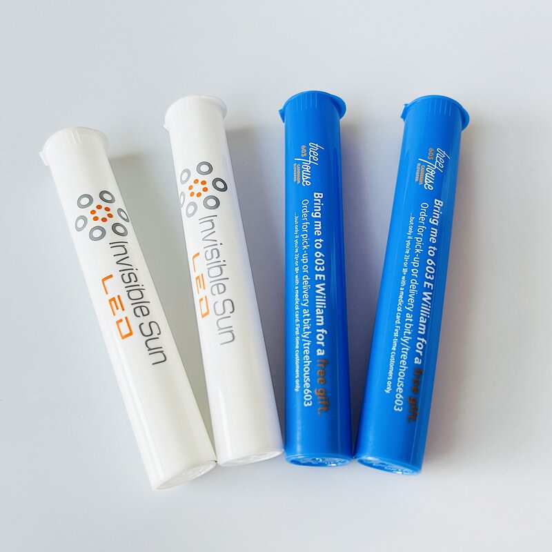 Pop Top Vials Supplier - Custom Color Stickers Logo 3dr-30dr Pop Top