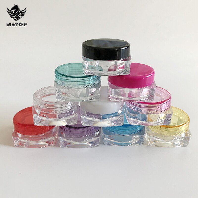 Mini Plastic Clear Jar Factory - Wholesale in stock 3g-10g for Face Cream