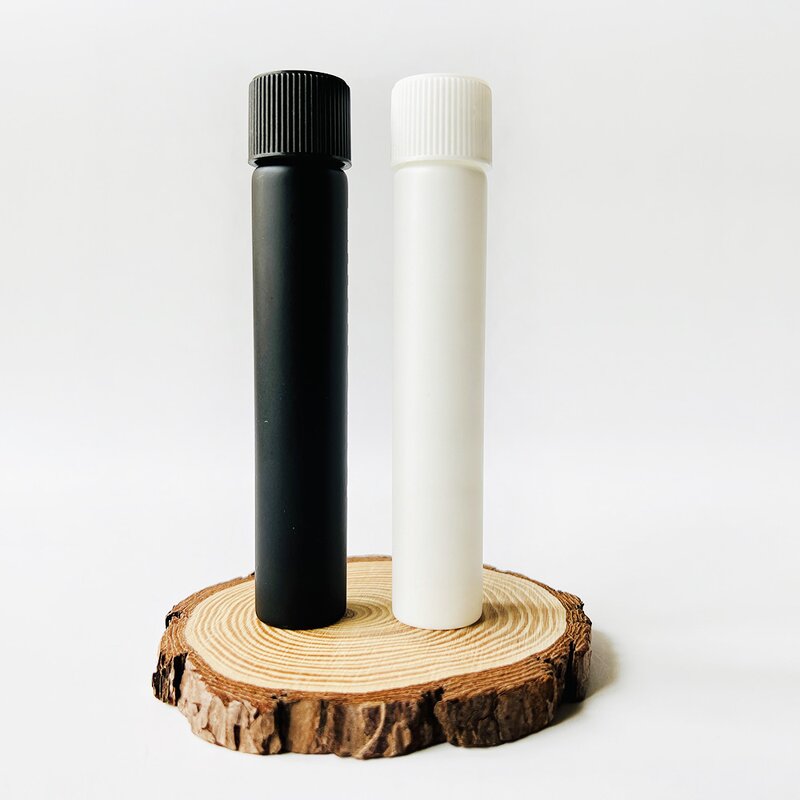 Black Glass Pre Tubes Manufacturer - 120mm Childproof Rolled with Screw Caps