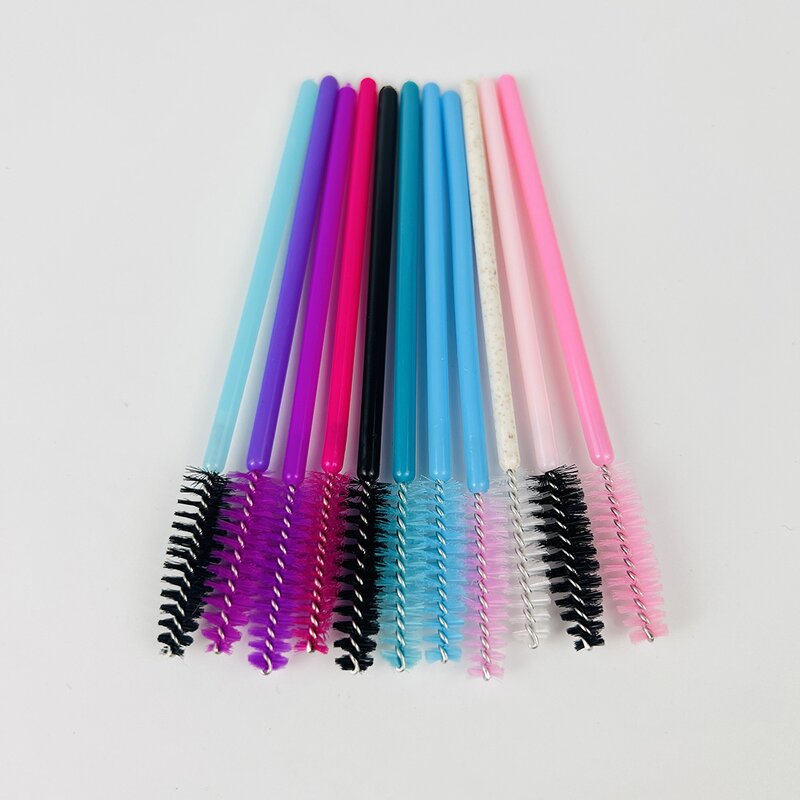Eyelash Brush Tool Supplier - Eye Makeup Brushes Black Pink Purple Applicator
