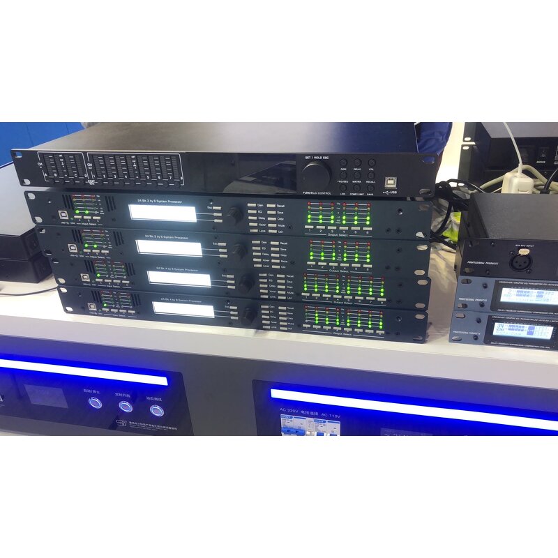 Audio Processor Supplier - 3.6SP 4.8SP with Parametric EQ Crossover Limiter