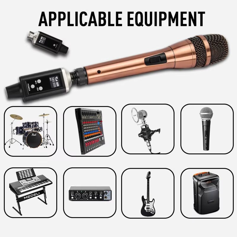 USB Wireless Microphone System Factory - Professional UHF XLR Transmitter