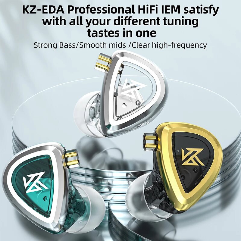 In Ear Monitor Headset Supplier - KZ EDA 3 Pairs 3.5mm Detachable Cable