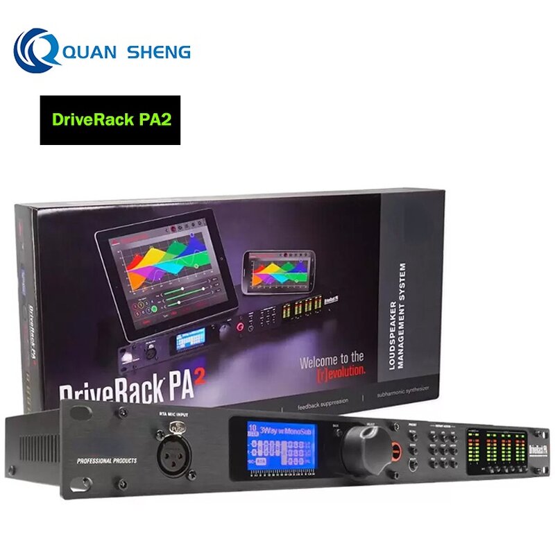 DSP Audio Processor Manufacturer - DriveRack PA2 2 Input 6 Output Digital