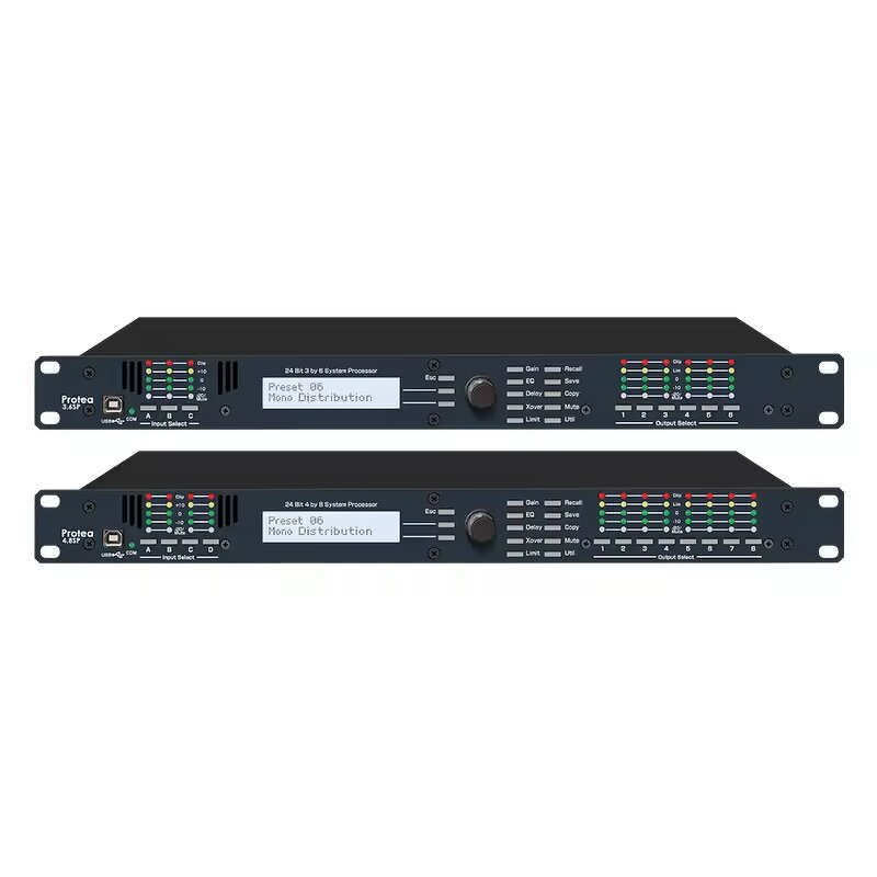 Audio Processor Supplier - 3.6SP 4.8SP with Parametric EQ Crossover Limiter
