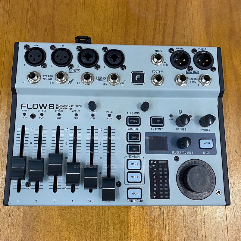 Digital Mixer Processors Factory - Flow 8 Mini with 16 Effects Bluetooth