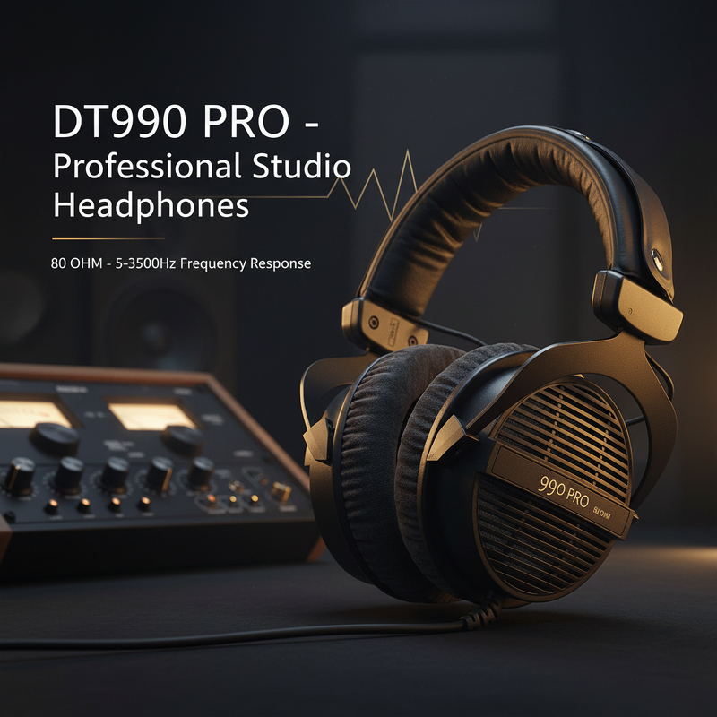 Studio Monitor Headphones Supplier - Professional DT 990 PRO Over-ear
