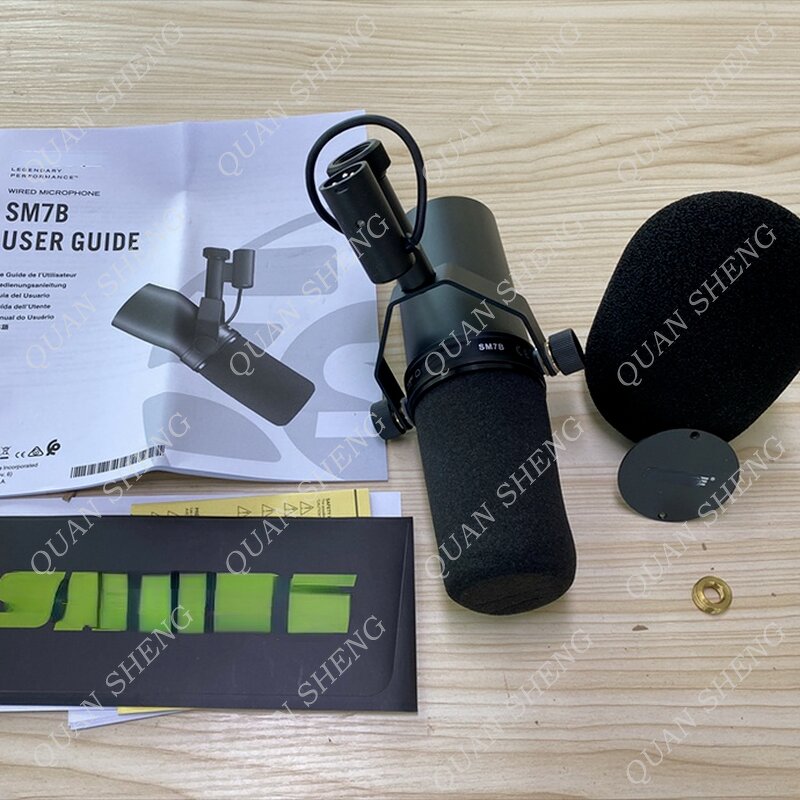 Studio Microphone Factory - SM7B Cardioid Adjustable for Podcasting Vocal