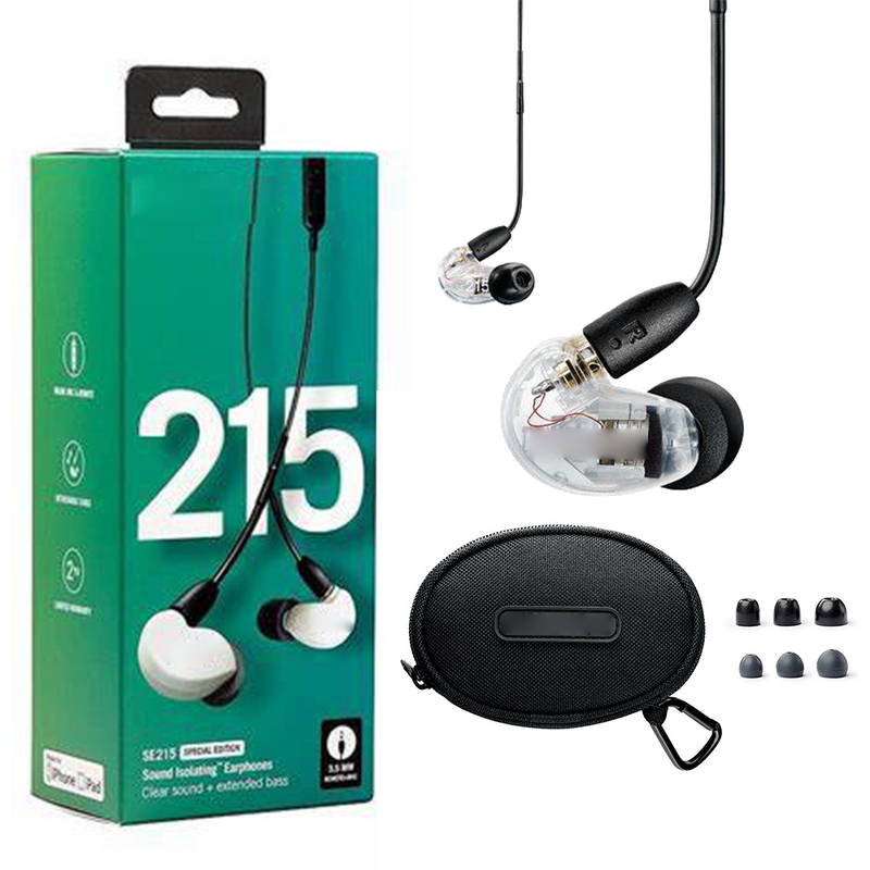 In Ear Earphone Supplier - SE215 with Microphone Hi-fi Noise Canceling