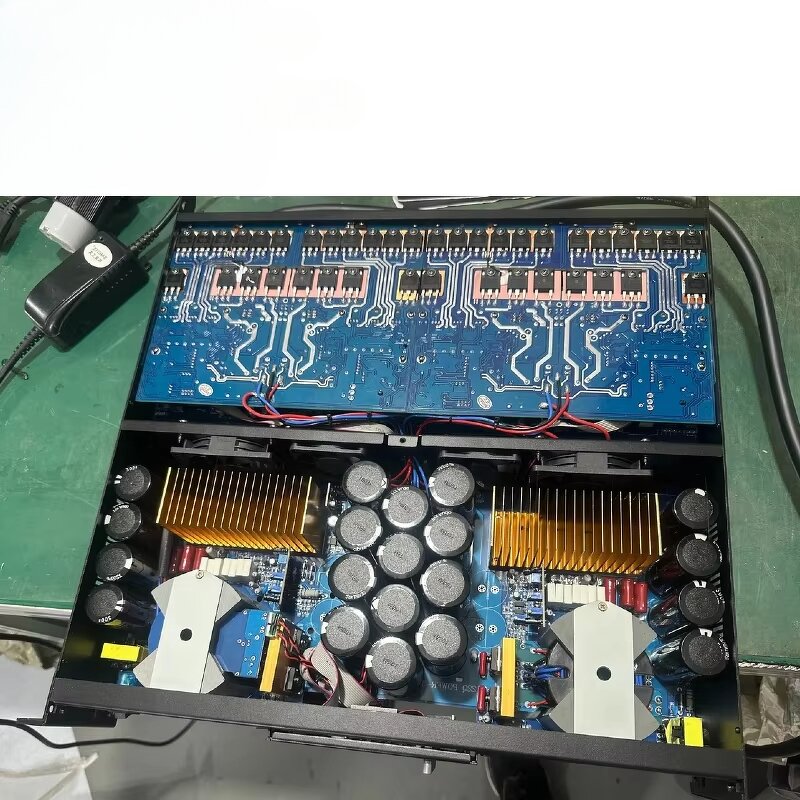 Audio Power Amplifier Supplier - QUANSHENG FP20000q 4-Channel Metal Shell