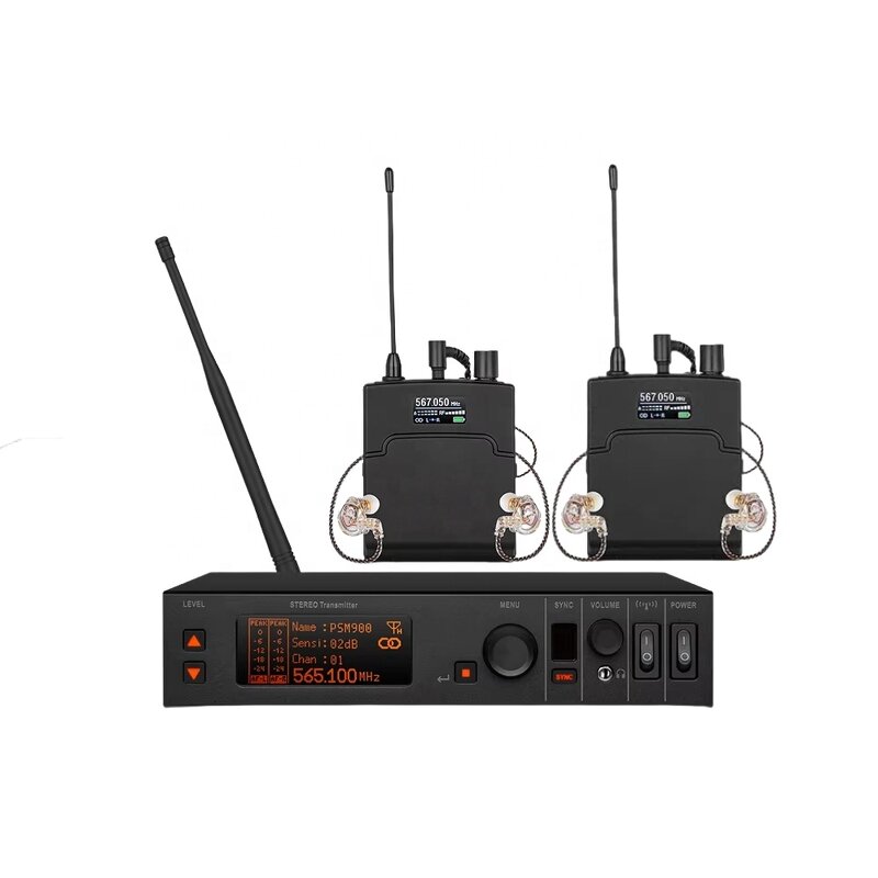 Stereo Wireless IEM System Factory - PSM900 Stage Return Bodypack Receiver