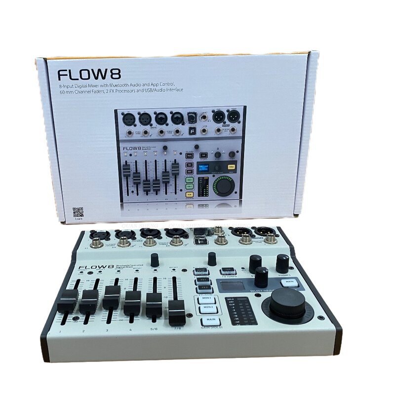 Digital Mixer Processors Factory - Flow 8 Mini with 16 Effects Bluetooth