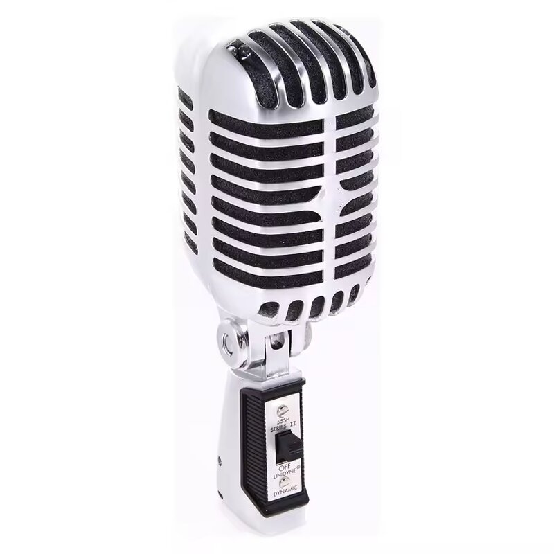 XLR Wired Microphone Supplier - 55SH Silver Universal Vocal for Podcasting