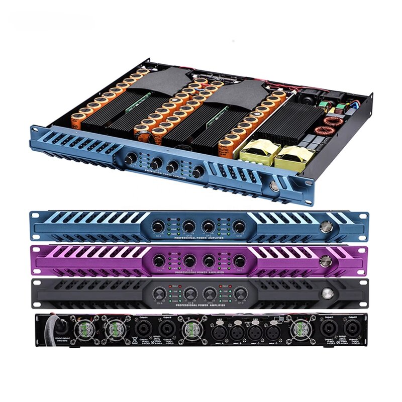 Class-D Power Amplifier Manufacturer - Professional 1U Wi-Fi Connectivity Stage
