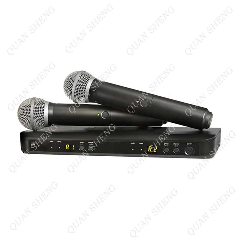 Dual Wireless Mic System Factory - Shur BLX288/PG58 Handheld Dynamic