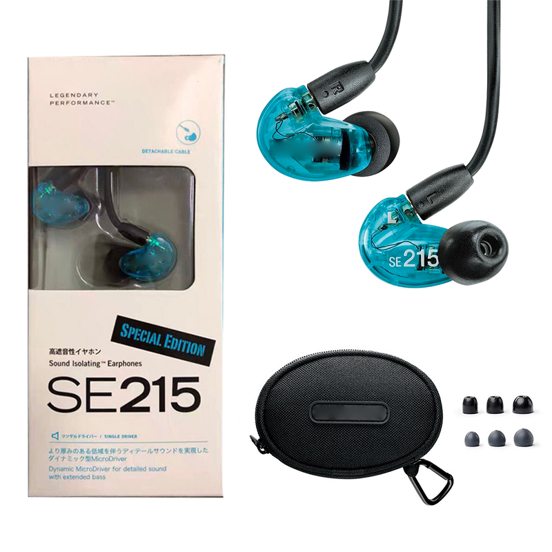 In Ear Earphone Supplier - SE215 with Microphone Hi-fi Noise Canceling