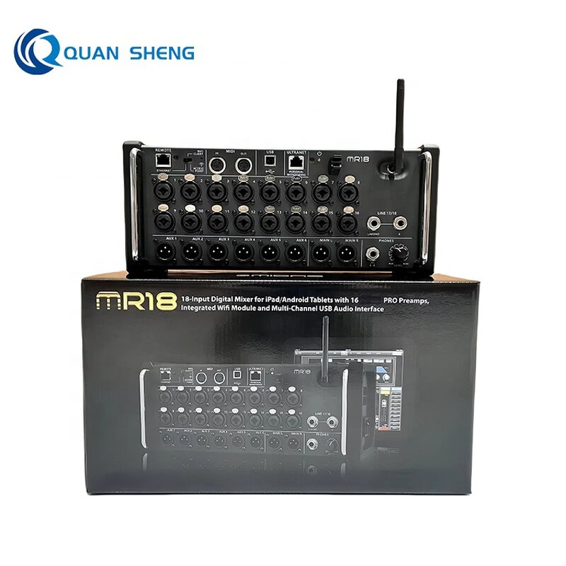 Professional Digital Mixer Manufacturer - MR18 with Wireless Control 18