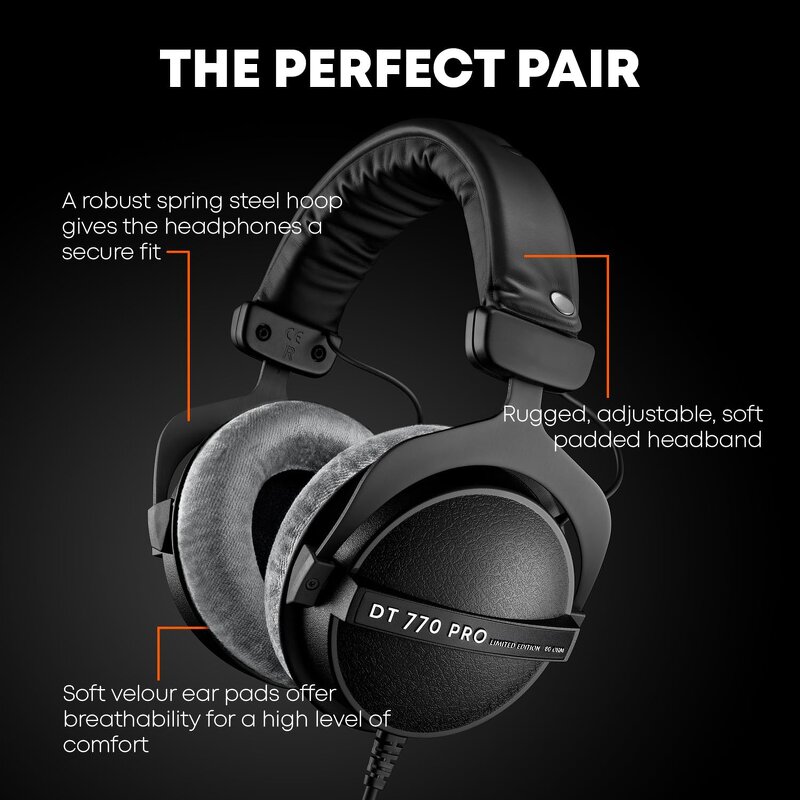 Studio Monitoring Headphones Manufacturer - DT770 PRO HiFi 80/250ohm Closed